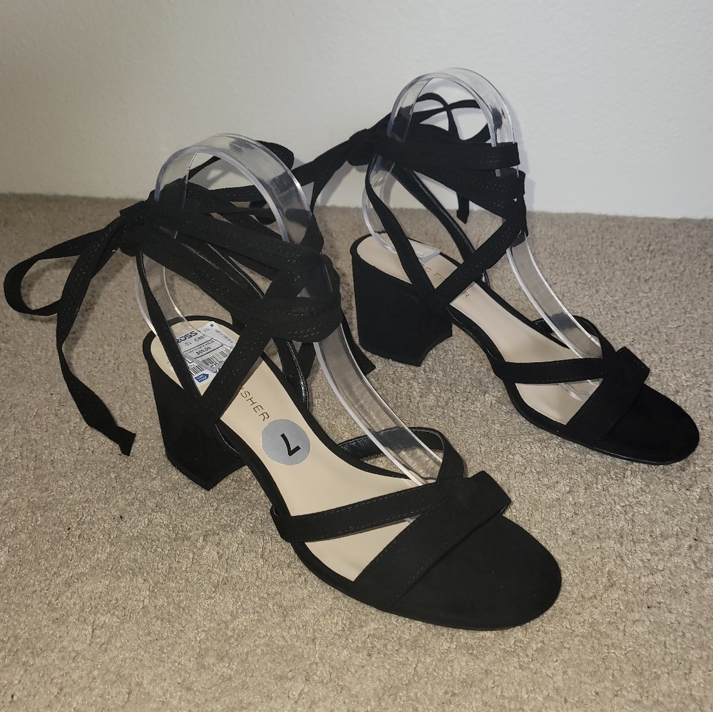 Marc Fisher ankle wrap sandals